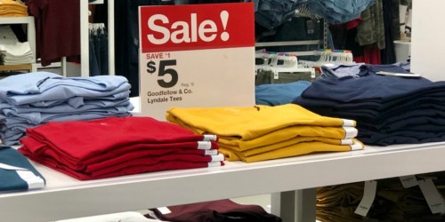 Goodfellow Men’s Tees Only $5  & Shorts Just $10 at Target