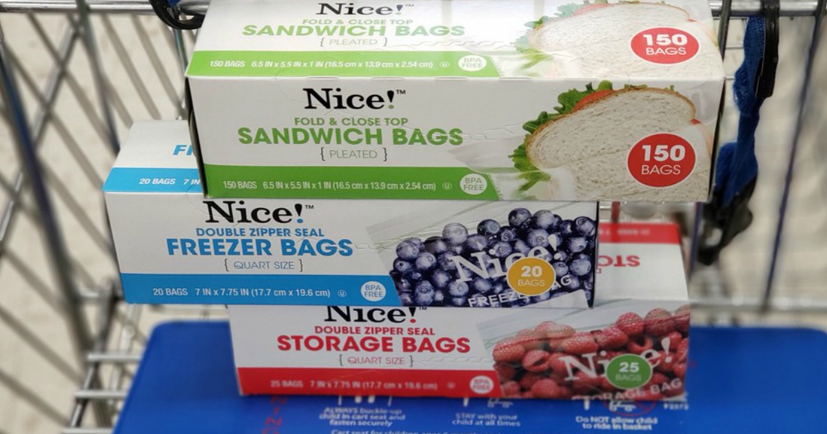 Nice! Sandwich, Storage & Freezer Bags Only 99¢ at Walgreens (InStore