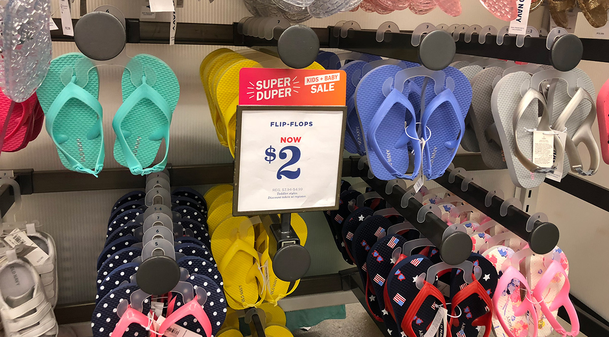 flip flops sold at cvs