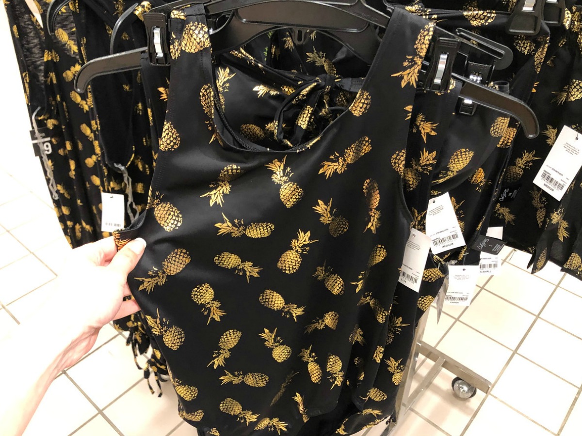 jcpenney pineapple swimsuit