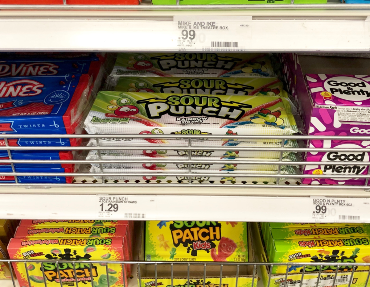 Sour Punch Candy Only 38¢ After Cash Back At Target