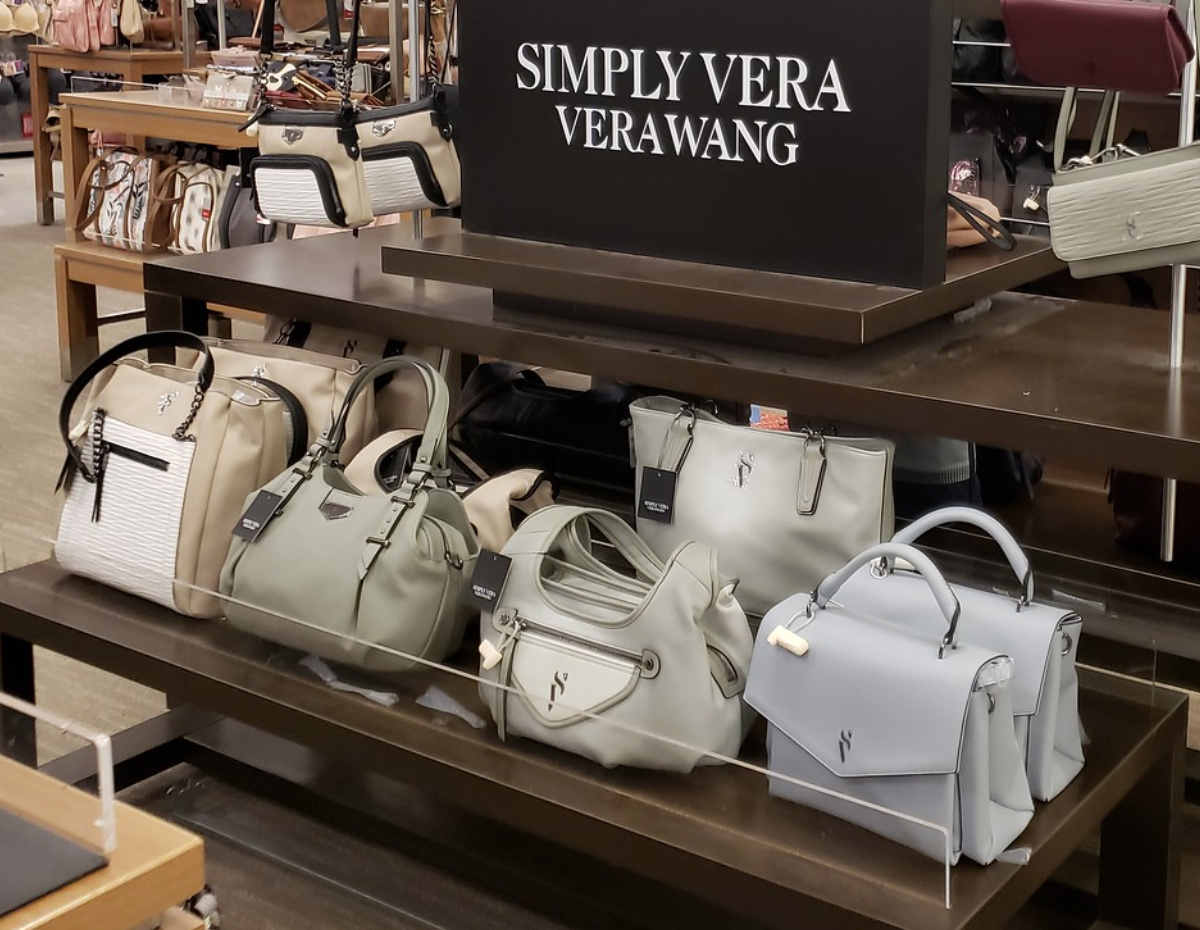 vera wang purses at Kohl's
