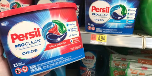$2/1 Persil Coupon = Laundry Detergent from $1.94 After Cash Back at Walmart