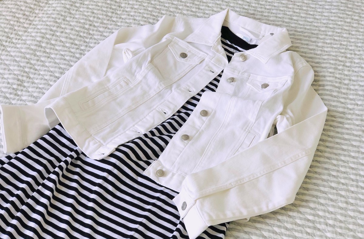 walmart white jean jacket