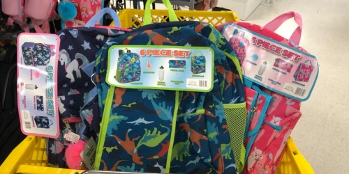 6-Piece Backpack Sets as Low as $13.74 at Office Depot/OfficeMax