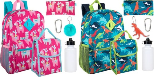 6-in-1 Backpack Sets Only $13.74 at Office Depot/OfficeMax (Llamas, Unicorns & Dinosaurs)