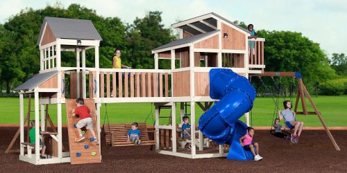 Huge Savings on GIANT Skyline Retreat All Cedar Playset