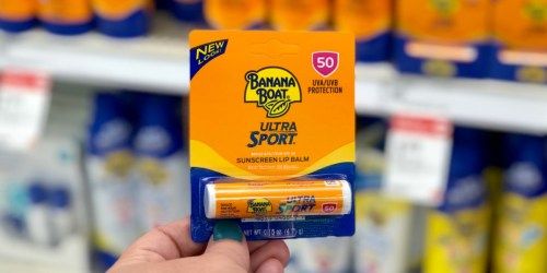Banana Boat Sunscreen Lip Balm Only 29¢ Each After Target Gift Card