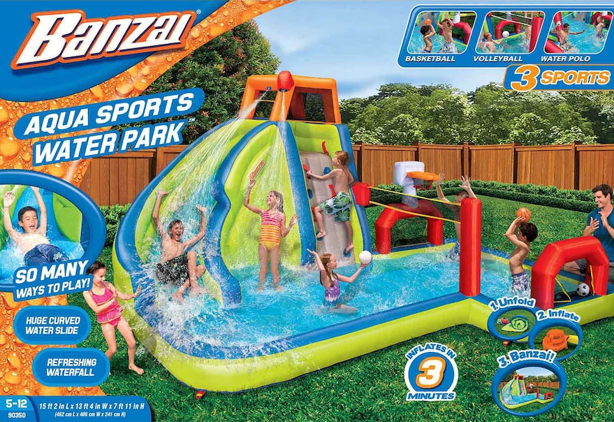 Box featuring Banzai Aqua Sports Water Park