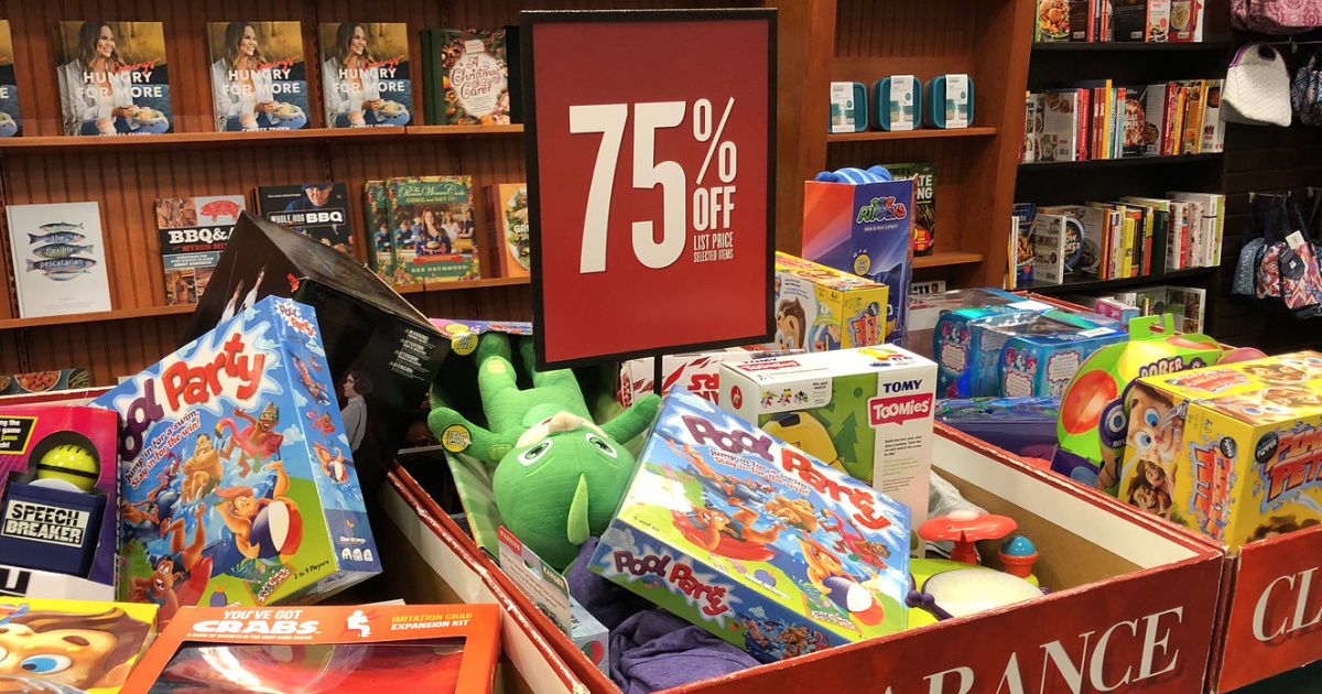Up to 75 Off Books, Toys & Games at Barnes & Noble Hip2Save