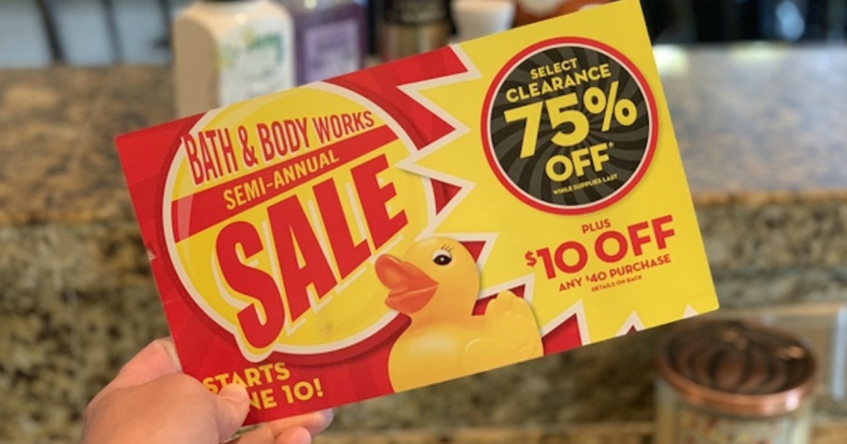 Bath & Body Works Semi-Annual Sale Is LIVE (+ $10 Off $40 ...