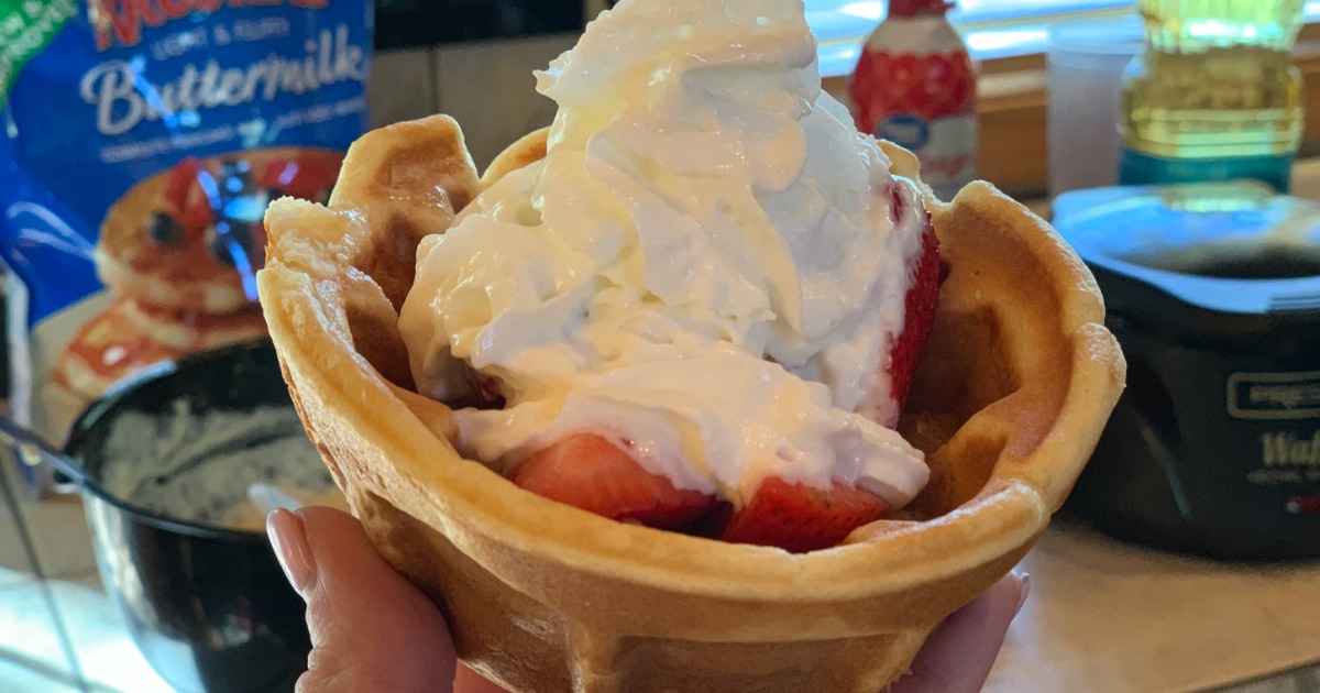 Presto Belgian Waffle Bowl Maker Only 19.99 (Regularly 46) Hip2Save