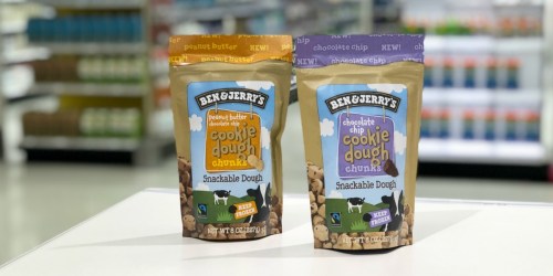 New Ben & Jerry’s Snackable Cookie Dough Chunks Only $3.33 at Target