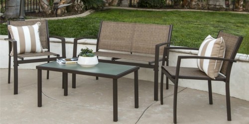 4-Piece Patio Conversation Set Only $117.99 Shipped (Regularly $245)