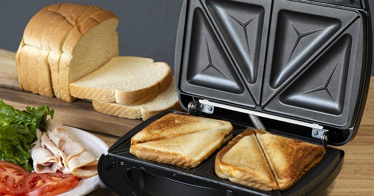 Sandwich Maker 3in1 Press Only 24.99 Shipped (Makes Waffles