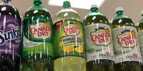 Canada Dry Ginger Ale & Lemonade 2-Liters Just 13¢ Each After Cash Back at Walgreens