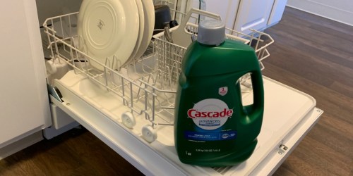 No Coupons Needed! Instant $2.50 Off BIG Cascade Dishwasher Detergent Bottle at Costco