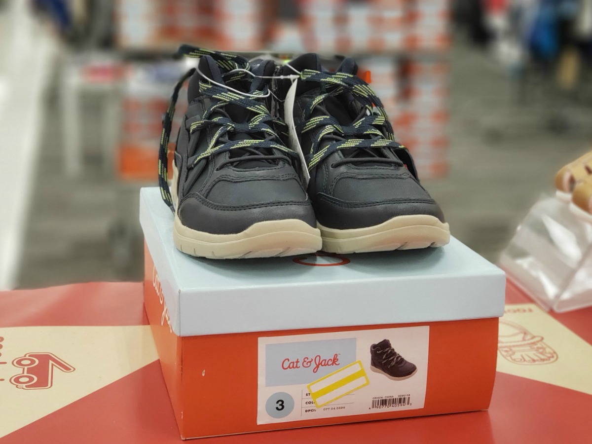 cat and jack black shoes