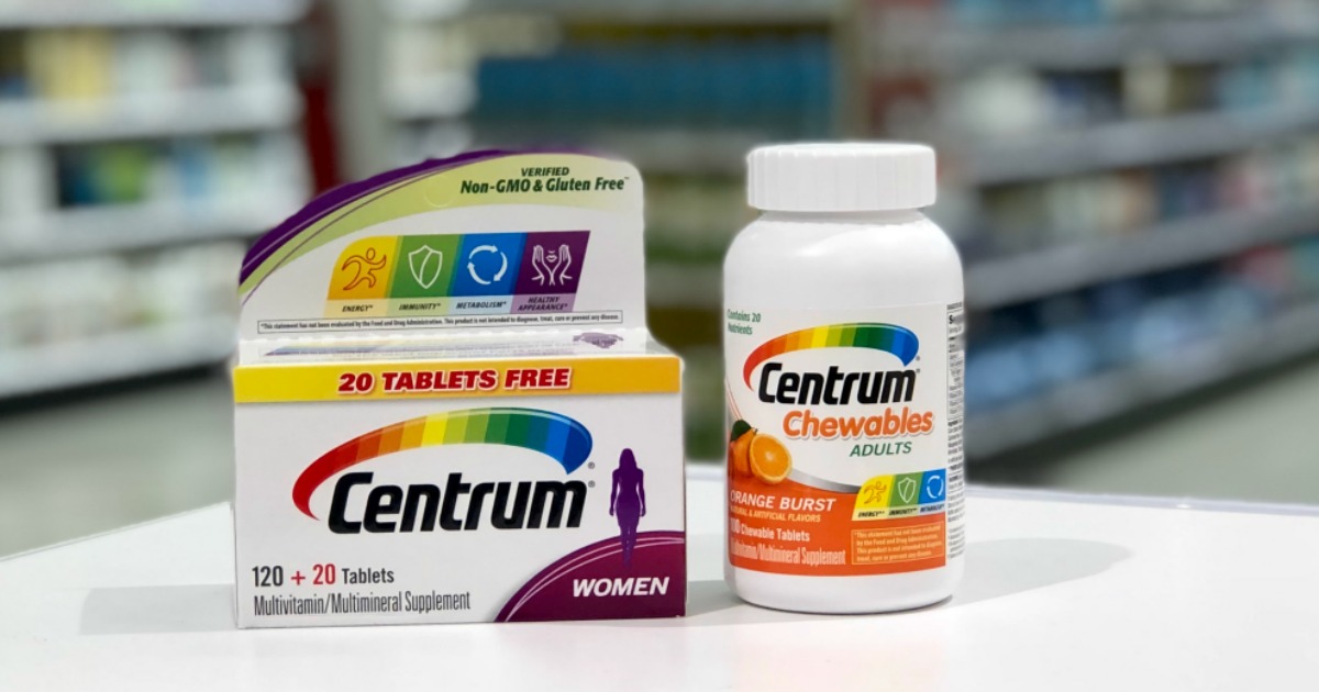 High Value 4 1 Centrum Vitamins Coupon 65 Savings After