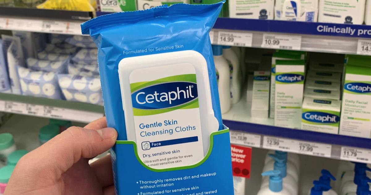 High Value 3/1 Cetaphil Product Coupon = Cleansing Cloths Only 13
