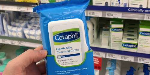 High Value $3/1 Cetaphil Product Coupon = Cleansing Cloths Only 13¢ After Cash Back at Walmart