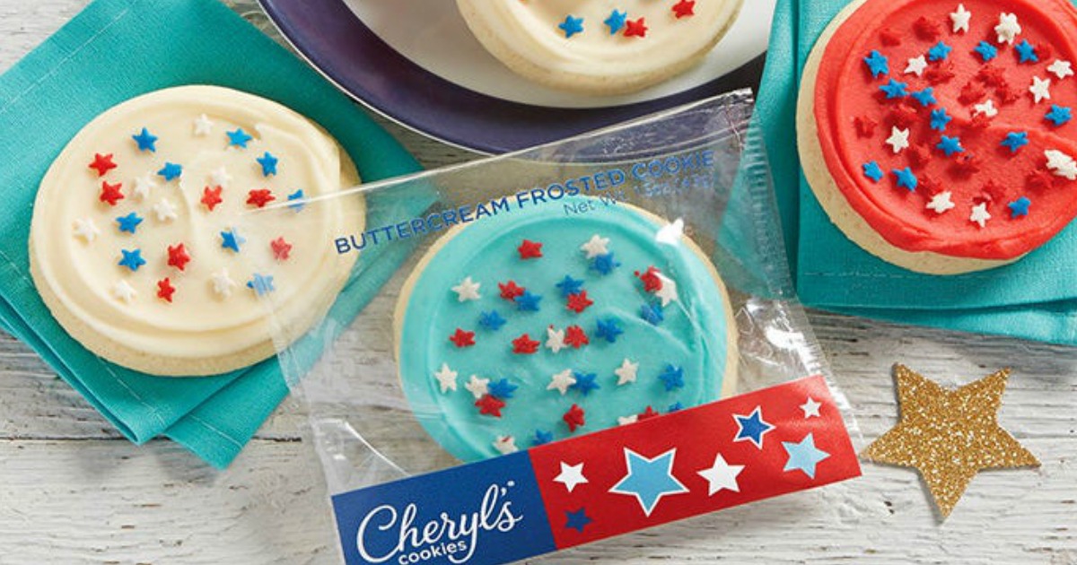 cheryls cookies red white and blue sampler pack