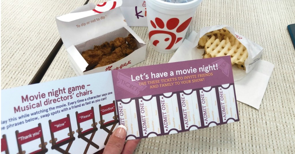 Free FandangoNow Movie Rental w/ ChickFilA Kids Meal Purchase