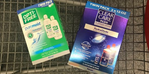 Opti-Free or Clear Care Contact Solution 2-Packs Only $6.99 at Walgreens