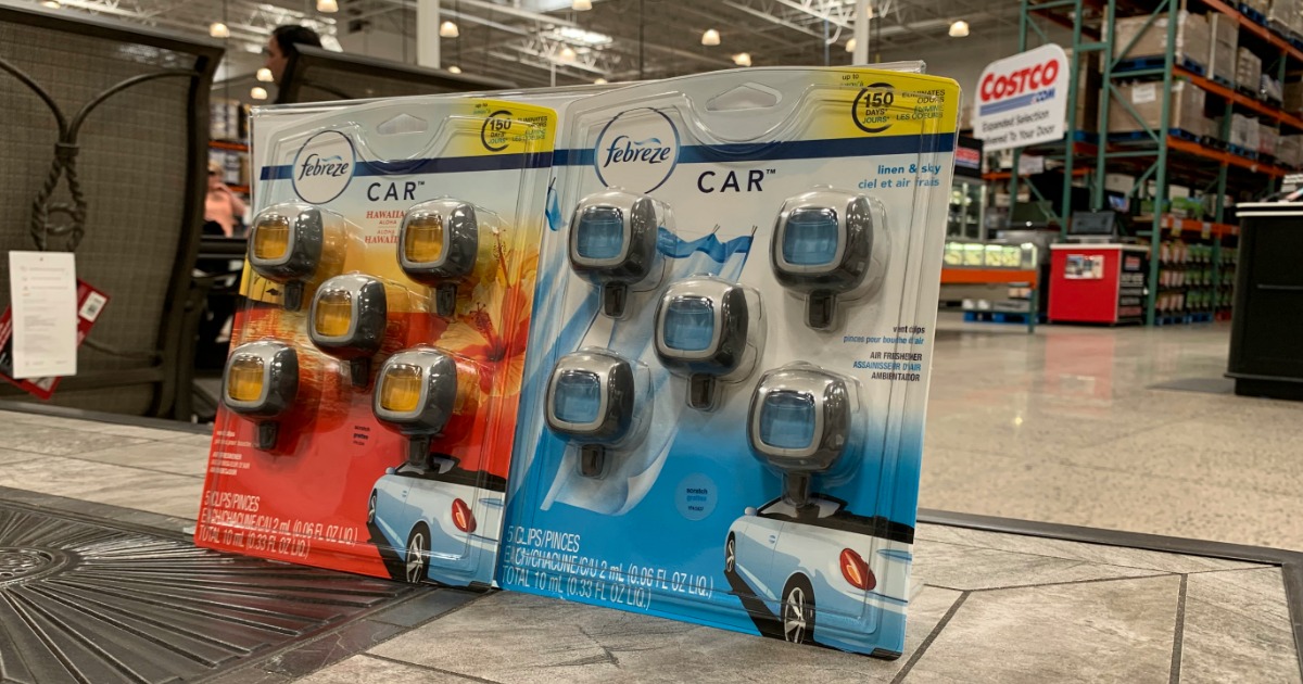 Costco Deal Febreze Car Vent Clips 5 Pack Only 6 99 Costco deal febreze car vent clips 5 pack only 6 99