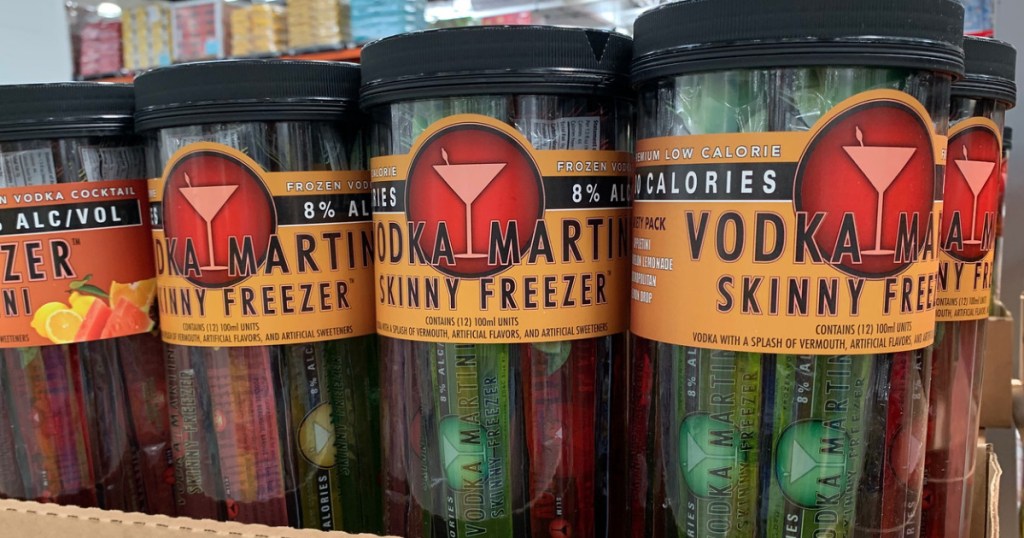 Have You Tried Slim Chillers Frozen Vodka Martini Pops from Costco?