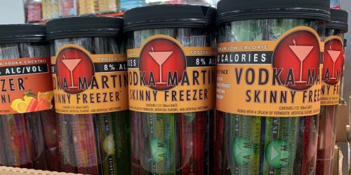 Have You Tried Slim Chillers Frozen Vodka Martini Pops from Costco?