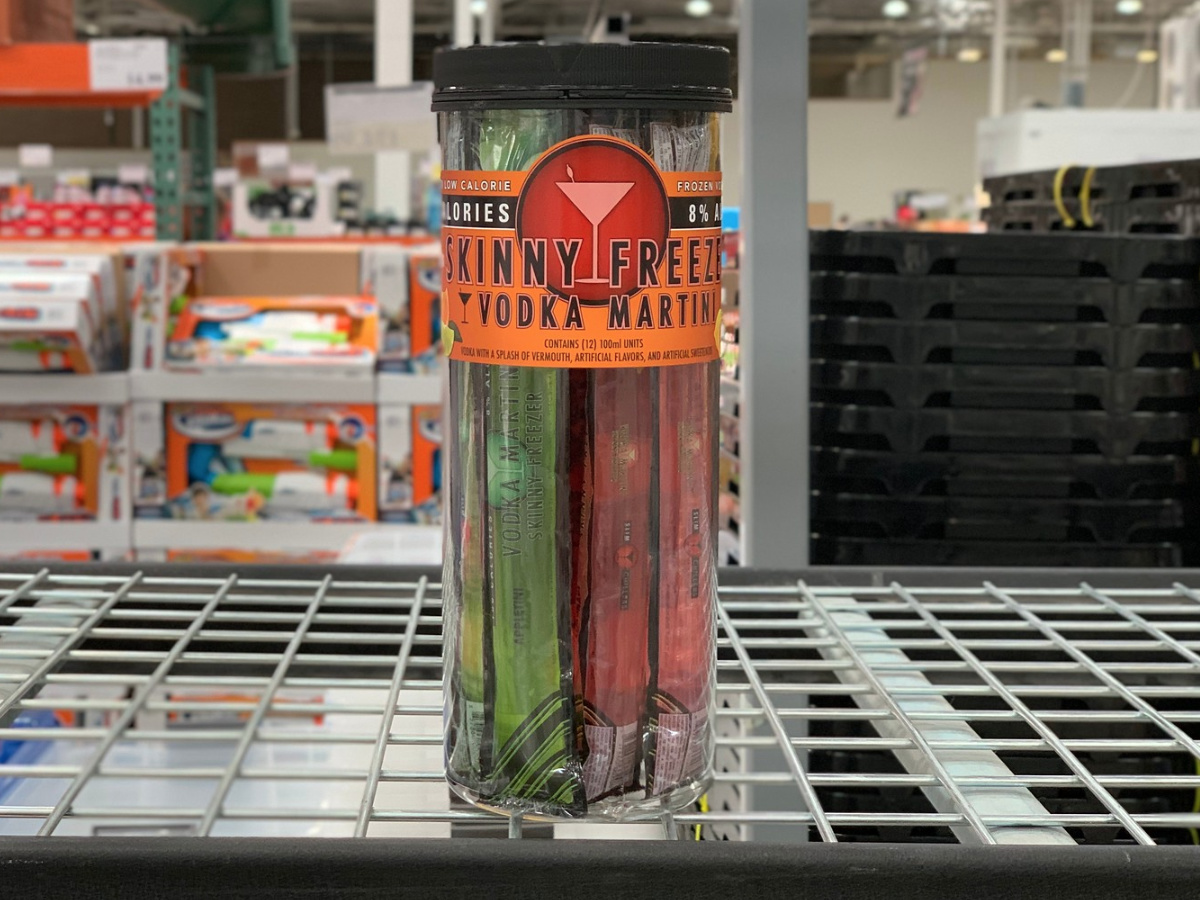 Have You Tried Slim Chillers Frozen Vodka Martini Pops from Costco?