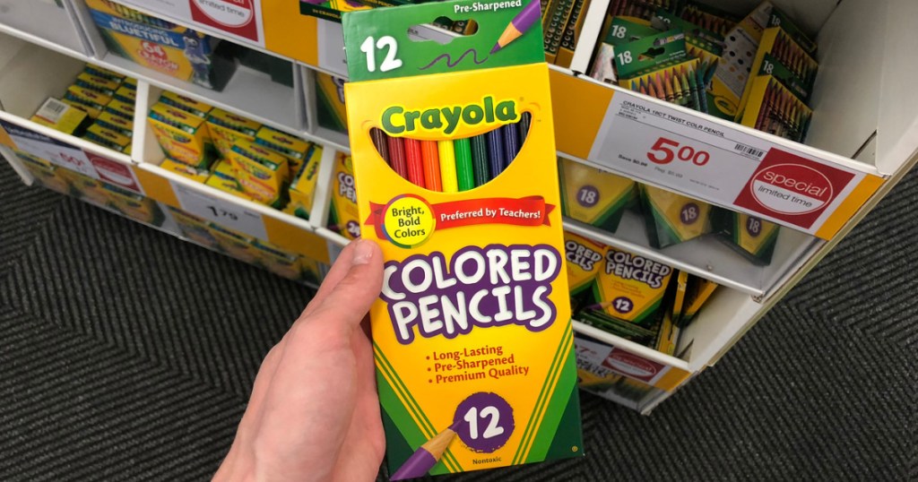 crayola colored pencils staples