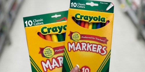 Office Depot Back to School Deals ($1 Crayola Markers, 25¢ Notebooks & More)