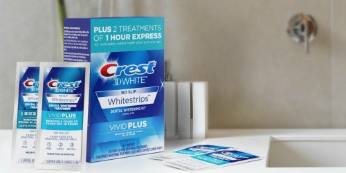 Crest 3D White Whitestrips Vivid Plus 12-Treatments Only $18.58 Shipped at Amazon