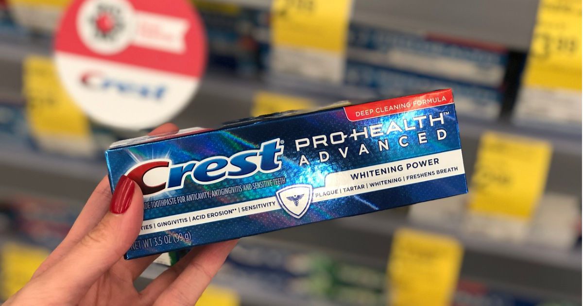 Two FREE Tubes Of Crest Toothpaste After Walgreens Rewards