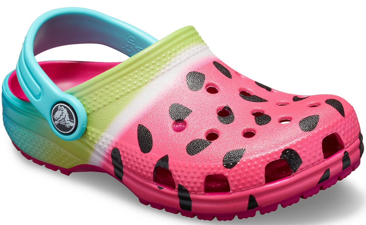 women's watermelon crocs