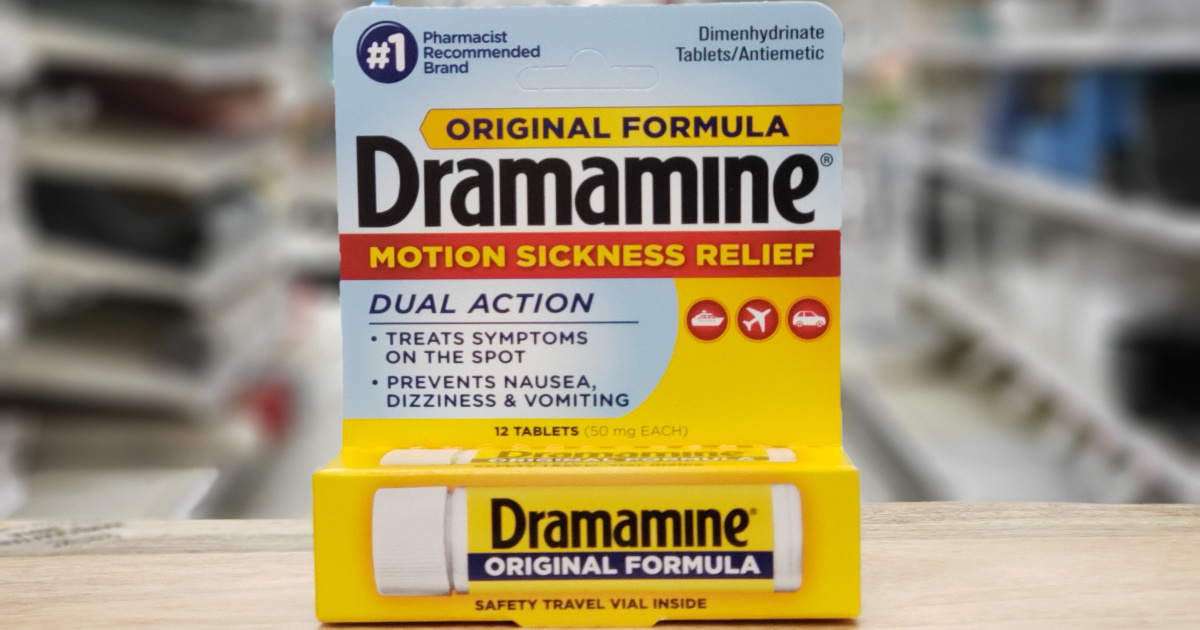 Up Sickness Motion at Dramamine Relief Target 65% Off to