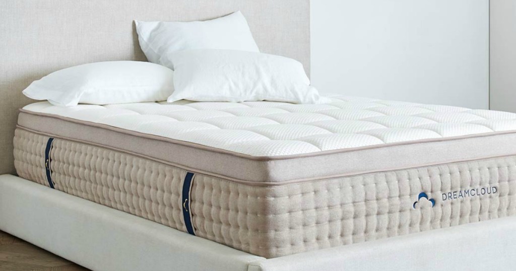 unpacking dreamcloud king mattress
