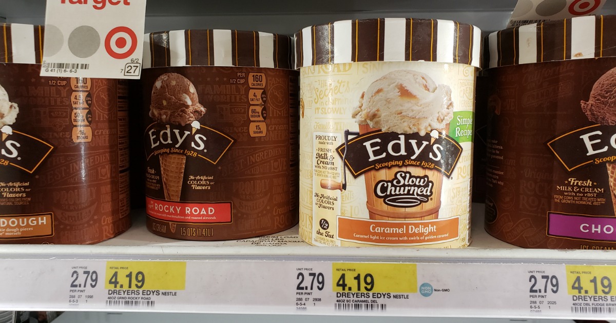 Edy's ice cream at Target