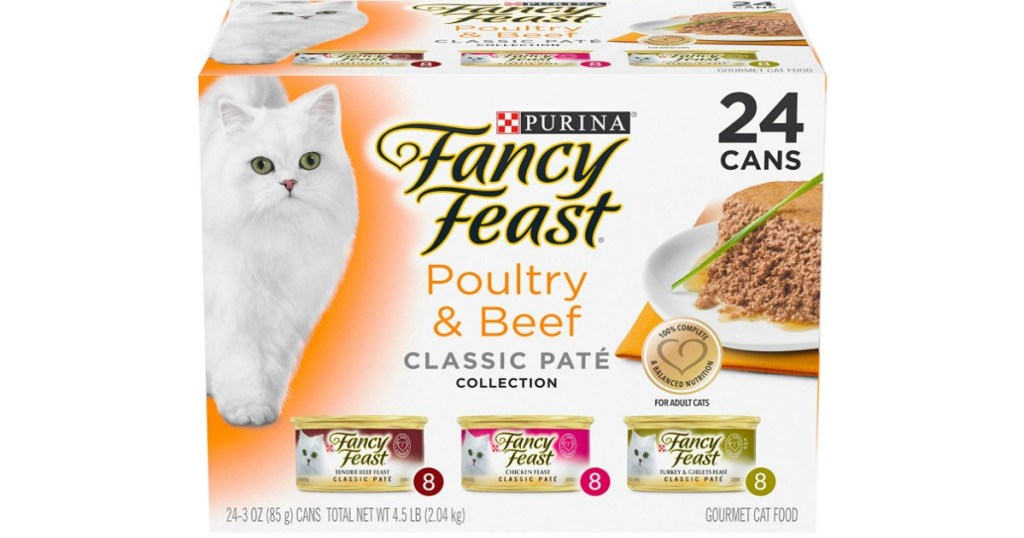 Amazon Prime Purina Fancy Feast Wet Cat Food 24Count Pack as Low as