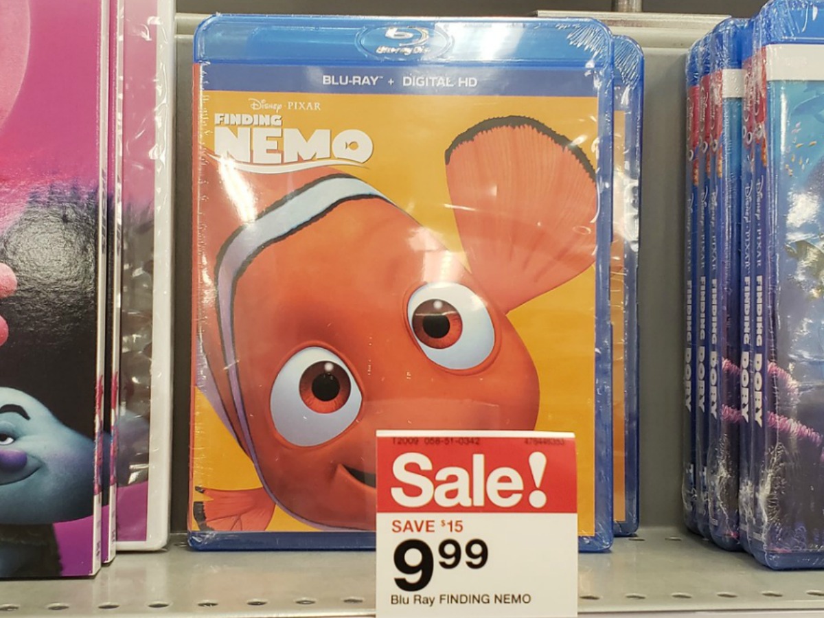 Disney's Finding Nemo Blu-ray Only $9.99 At Target