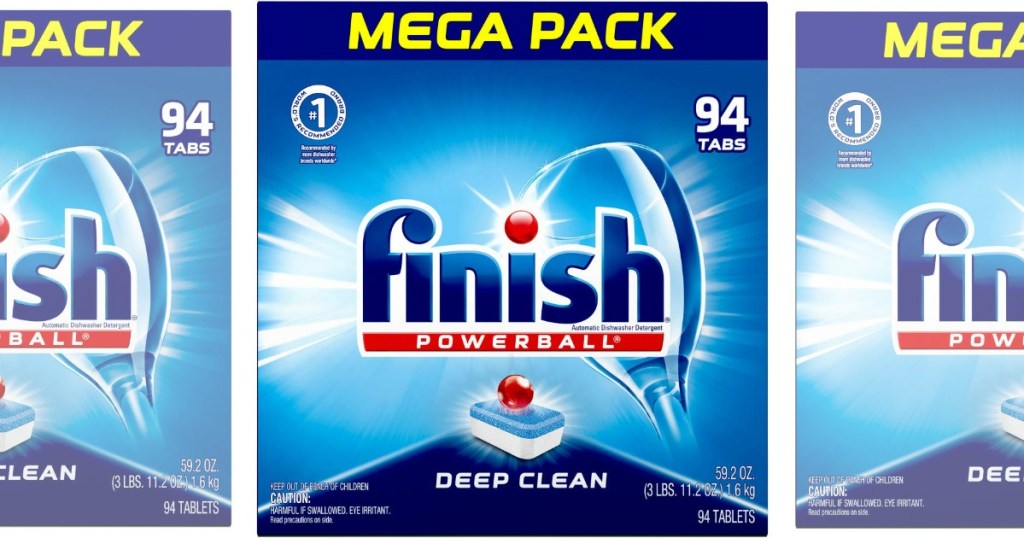 94-Count Box of Finish All in 1 Powerball Dishwashing Tabs