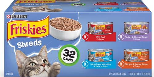 Purina Friskies Wet Cat Food 32-Count Pack Only $13 Shipped (Just 41¢ Each)
