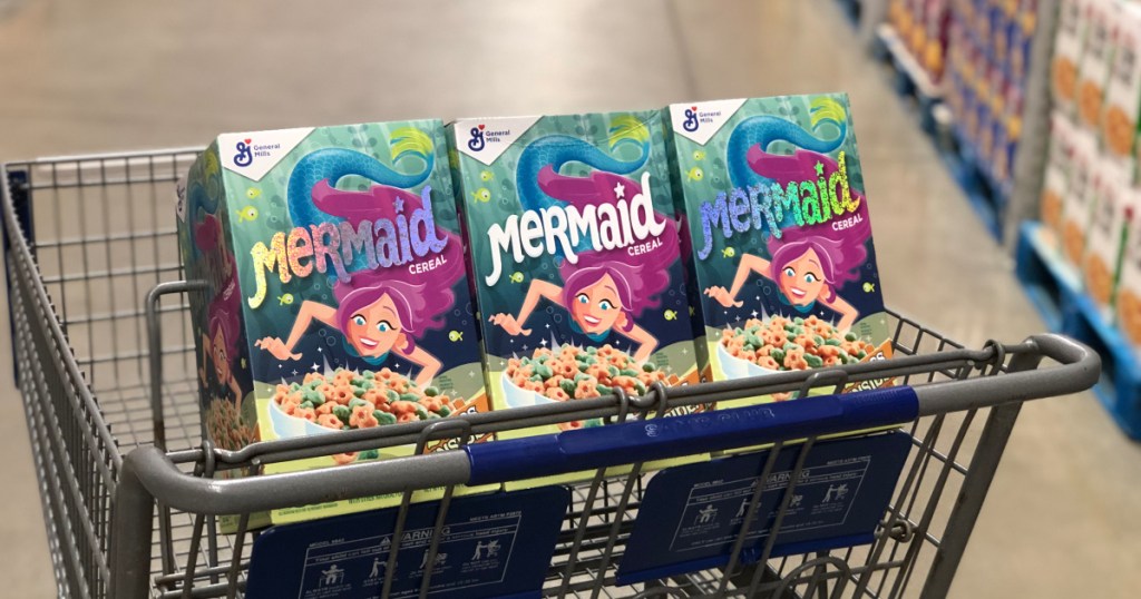2 pound boxes of general mills mermaid cereal at sams club