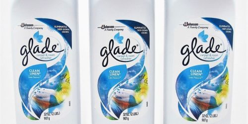 Glade Carpet & Room Refresher 32oz Container 6-Pack Just $7.41 Shipped (Only $1.24 Each)
