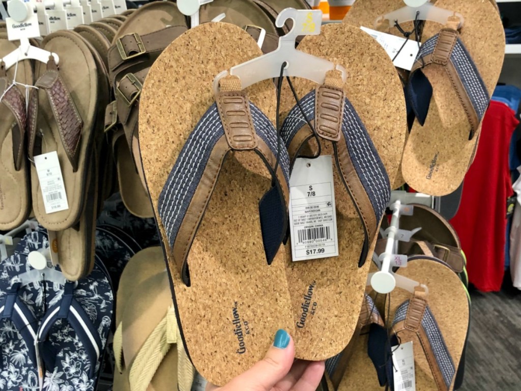 Pair of brown men's sandals