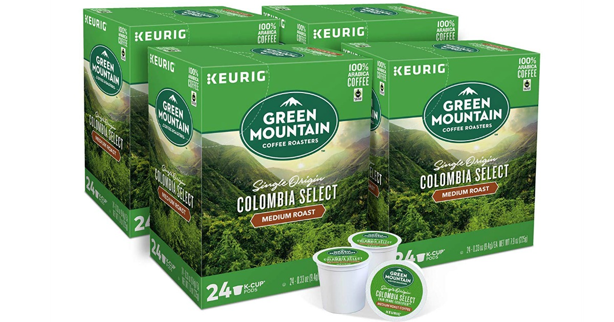 4 boxes of Green Mountain coffee K-cups