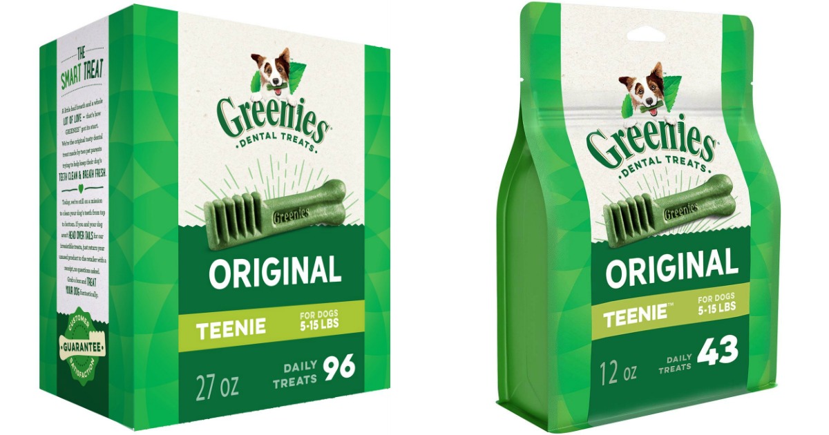 greenies dog chews 96 and 43 count boxes