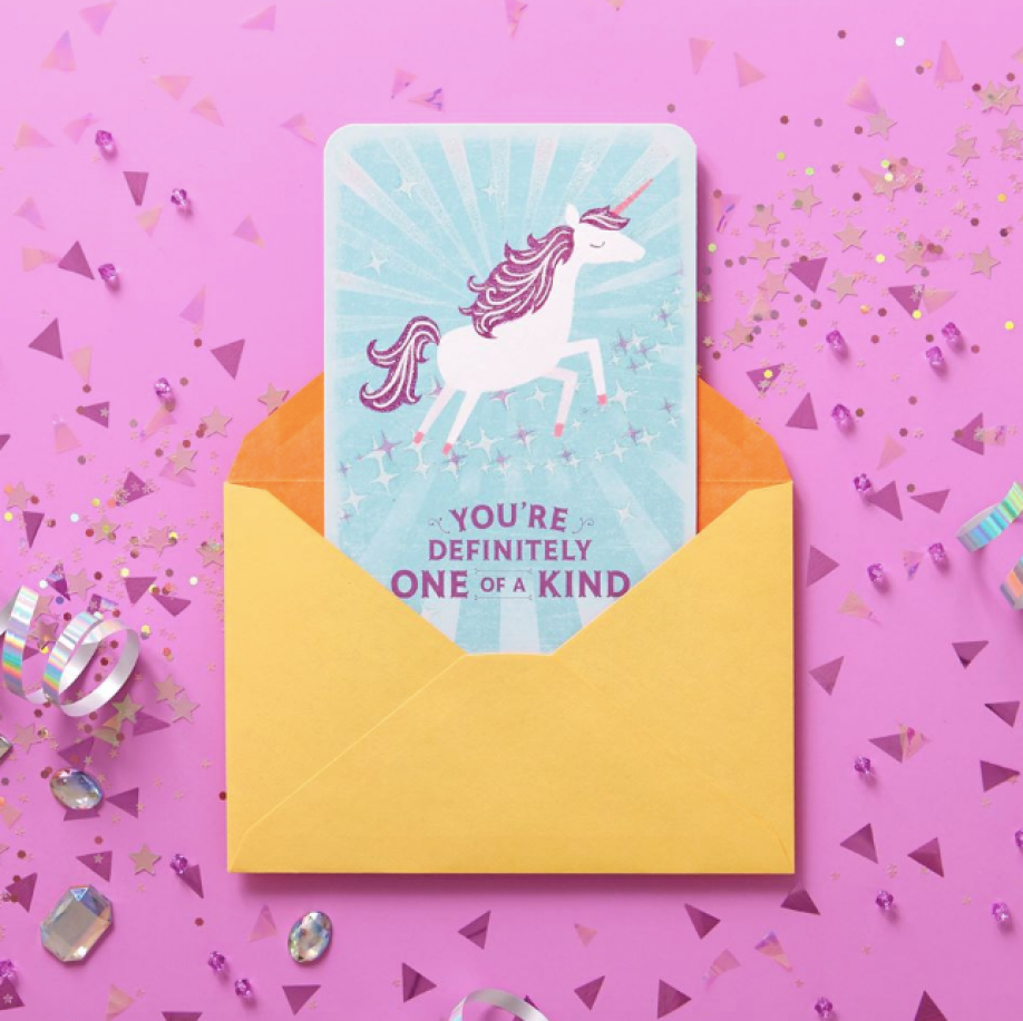 Hallmark Unicorn Card
